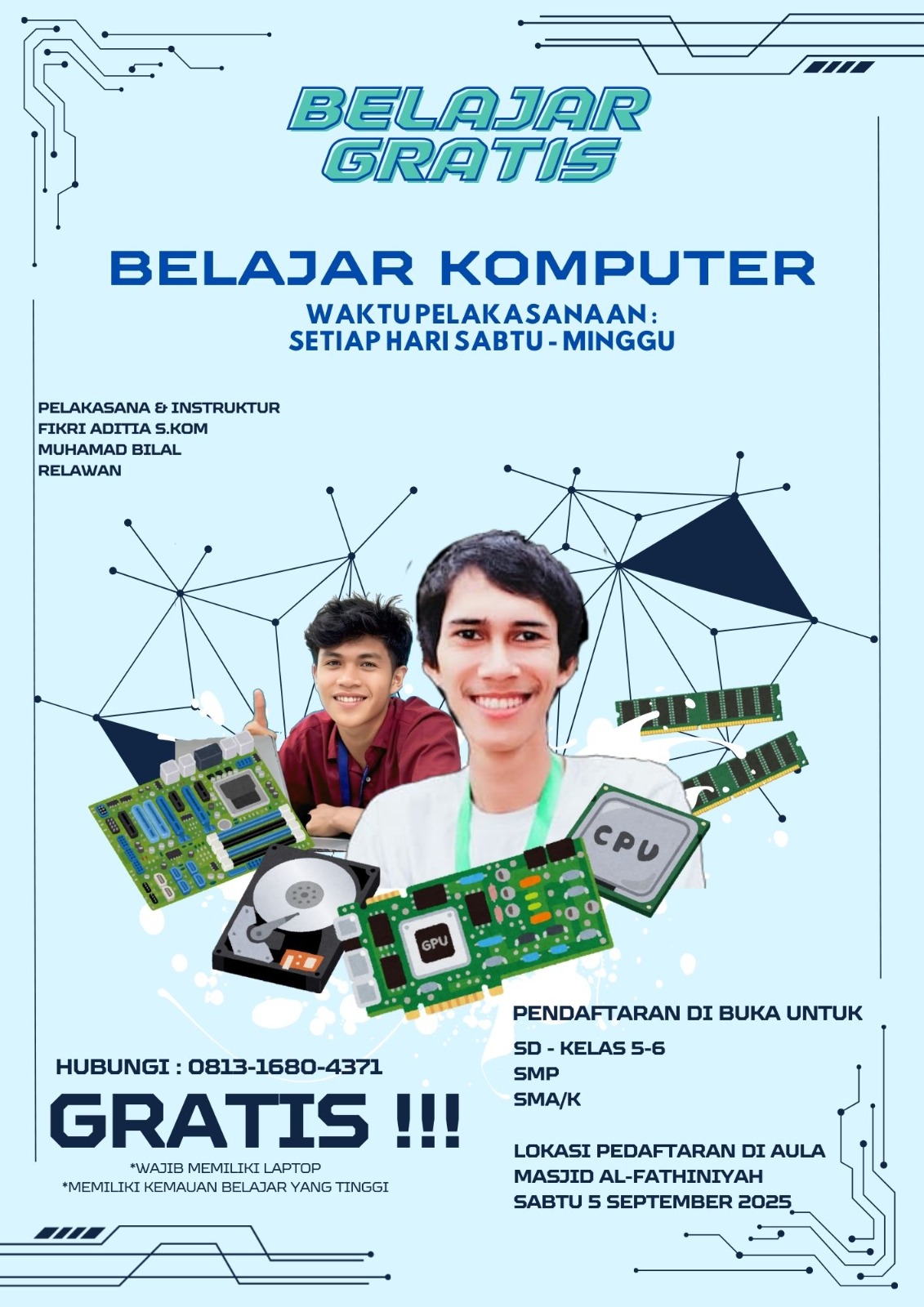 Pendaftaran Belajar Gratis