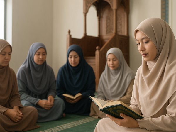 Pengumuman Pengajian Ibu-Ibu di Masjid Jami Al-Fathiniyah