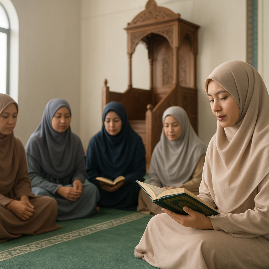 Pengumuman Pengajian Ibu-Ibu di Masjid Jami Al-Fathiniyah