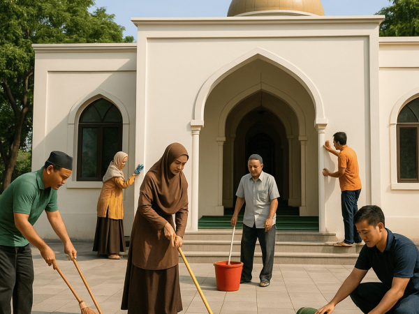 🕌 Kerja Bakti Minggu Bersih Masjid Kembali Diaktifkan! 🌿
